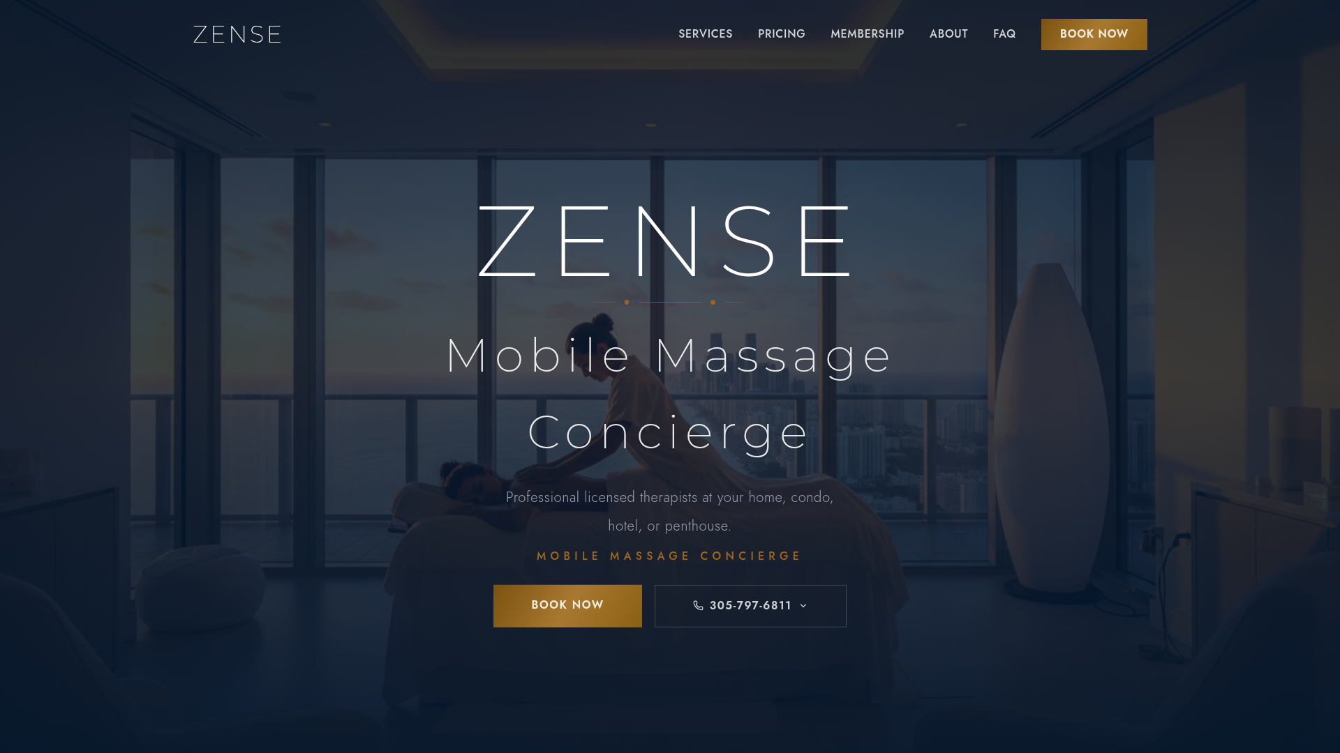 Zensei Miami website